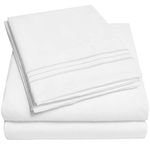 1500 Supreme Collection Extra Deep Pocket Sheets Set - Luxury Soft Bed Sheets, Wrinkle Free, Hypoallergenic Bedding, Over 40 Colors, 21 inch Extra Deep Pocket, California King, White