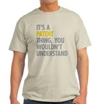 CafePress Its A Patent Thing Light T Shirt Men's Traditional Fit Light Casual Tshirt