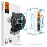 Spigen Tempered Glass Screen Protector [GlasTR EZ FIT] designed for Garmin Instinct 2X Solar (50mm) - 2pack