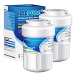 ICEPURE Refrigerator water filter,Compatible with GE MWF,MWFP,MWFA,MWFAP,MWFINT,GWF,GWF01,GWF06,GWFA,HWF,HWFA,FMG-1 [2PACK]