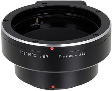 Fotodiox Pro Lens Mount Adapter - Kiev 88 Lens to Nikon F (FX, DX) Mount Camera System (Such as D7100, D800, D3 and More)