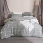 PHF Ultra Soft Plaid Pattern Duvet 