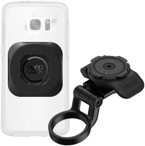 Quad Lock Stem Cap Bike Phone Mount (Adjustable) Kit with Universal MAG Adapter for Smartphones