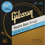 Gibson Long Scale Brite Wire Electric Bass Strings, 4-String - Medium