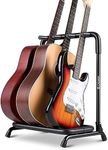 CAHAYA Guitar Stand Multiple Guitar Display Rack Folding Acoustic Guitar Stand Rack For 3 Guitars