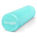 Yes4All Premium EVA Foam Roller - Best Firm & Smooth High Density Foam Rollers for Exercise, Perfect for Rehab Exercises, Eco-Friendly Back Roller