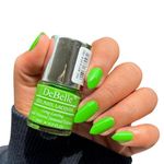 Debelle Gel Nail Polish Matcha Cookie (Parrot Green Nail Paint)|Non Uv - Glossy Finish |Chip Resistant | Seaweed Enriched Formula| Long Lasting|Cruelty And Toxic Free| 8Ml