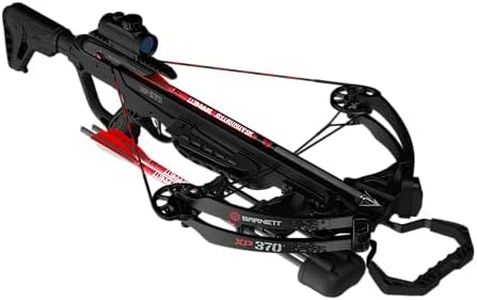 Barnett Explorer XP370 - Compact and Lightweight Crossbow. 370FPS, Adjustable Butt Stock, Illuminated Red Dot Scope, with Headhunter Bolts, Side Mount Quiver and Precision Textures