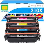 210X Toner Cartridges 4 Pack High Y