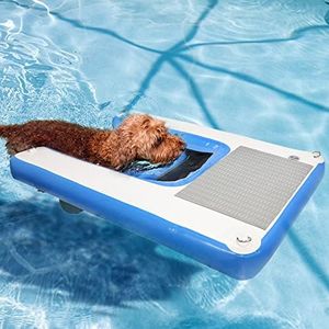 Toriexon Inflatable Water Ramp for Dogs (35.4" x 23.6")- Durable, Puncture-Resistant Surface Ensures Safe and Easy Access to Water for Dogs, Perfect for Pools, Lakes, and Beaches