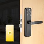 Yale Zuri S Smart Door Lock | Fingerprint, PIN, RFID, Manual Key | Bluetooth Digital Smart Lock with Yale Home App Access | 3 Year Warranty | Black