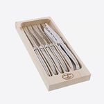 Laguiole Jean Dubost 97600 Set de 6 Couteaux Steak Tout Inox