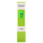 Haosie TDS Meter Digital Water Tester, Water Quality Tester, 5 in 1 Salinity/S.G. /Temperature/TDS/EC Digital WaterTester, for Pool Aquariums Saltwater Hydroponics