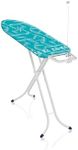 Leifheit Ironing Board Air Board M Compact for Fast Ironing, Iron without Creases, extra light Ironing Board for Steam Iron for Smooth Laundry, 120 x 38 x 78-98 cm