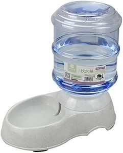 Large Automatic Pet Dog Cat Water Feeder Bowl Bottle Plastic 3.5Liters