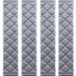 MIKAFEN 4 Pack Universal Car Seat Belt Pads, Adult Seat Belt Shoulder Strap Covers Harness Pad for Car/Bag,Soft Comfort Helps Protect You Neck Shoulder from The Seat Belt Rubbing（Gray）