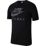 Nike Men's NSW Air Max T-Shirt, Black, L