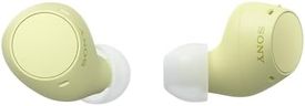 Sony WF-C510 Wireless Bluetooth Earbuds with Mic, TWS, in Ear, Ambient Sound Mode, Small and Comfortable, IPX4, Quick Charge, Multipoint Connectivity, Customized EQ, Up to 22 Hours Battery- Yellow