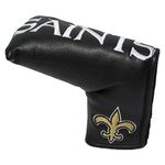 Team Golf NFL New Orleans Saints Club Vintage Blade Putter Headcover, Fits Scotty Cameron, Taylormade, Odyssey, Titleist, Ping, Callaway