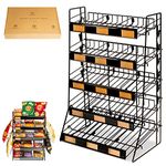 Candy Display Rack | Candy/Snack Organizer For Countertop | Snack Shelf And Chip Rack For Stores | Snack Display For Counter | Snack Stand For Stores, Office, And More