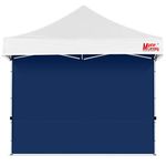 MasterCanopy Instant Canopy Tent Sidewall for 10x10 Pop Up Canopy,1 Pack (Navy Blue)