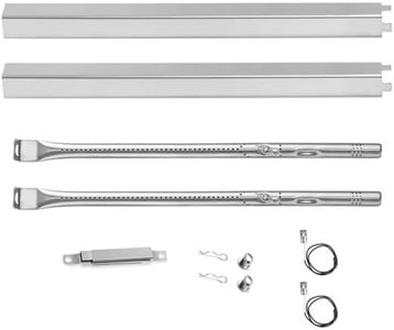 Grill Rplacement Parts for Charbroil Performance 2 Burner 463655421 463655621, 463655021, 5 Burner 463448021, 4 Burner 463354021, G325-0002-W1 Heat Plate, G327-2100-W1 Burner, Igniter, Crossover Tube