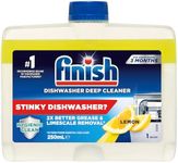 Finish Dishwasher Cleaner Liquid, Lemon Sparkle, 250ml, 1 Pack