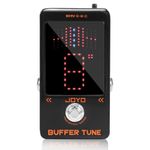 JOYO Buffer & Tuner Guitar Pedal, ±1 Cent Accuracy with LED Display & Analog Buffer Circuit, DC Output, True Bypass (Buffer Tune JF-19)