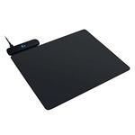 Logitech G POWERPLAY Wireless Charging Mouse Pad, Cloth and Hard Gaming Mouse Pad Included, USB-Connection, RGB Lighting, Compatible with G502 LIGHTSPEED, G PRO Wireless & SUPERLIGHT, G903, G703