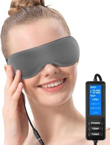 Aroma Season Moist Heated Eye Mask for Blepharitis and Dry Eyes Treatment, Warm Therapy to Unclog glands, Relieve Stye eye, Dry Eye Syndrome and MGD (Gray)