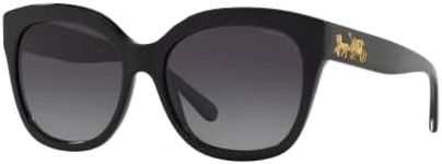 Coach HC 8264 Black/Grey Shaded 56/
