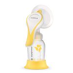 Medela Harmony Manual Breast Pump - Compact Swiss design featuring PersonalFit Flex shields and Medela 2-Phase Expression technology