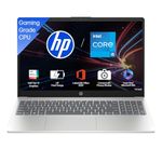 HP 15, 13th Gen Intel Core i5-13420H, (16GB DDR4, 512GB SSD), FHD, Anti-Glare, Micro-Edge, 15.6''/39.6cm, Win11, M365 Basic(1yr)* Office24, Silver, 1.65kg, fr0028TU, Camera w/Shutter, Backlit Laptop