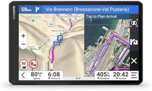 Garmin dēzl LGV820, GPS para camión con Pantalla Brillante de 8'', Información de tráfico en Tiempo Real, Voz y Asistencia al Conductor, Rutas Personalizadas, Mapas de EU, Alertas meteorológicas