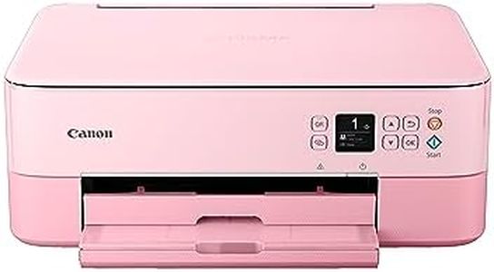 Canon PIXMA TS5352a Impresora multifunción fotográfica de inyección de Tinta en Color e inalámbrica, Rosa