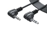 Extra Long 12 Ft Cord 3.5mm Screen-to-Screen Audio-Video Av-Cable for Philips-Dual-Screen, Sony Portable-DVD-Player