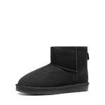 DREAM PAIRS Women's Winter Snow Boots Classic Faux Fur Lined Slip On Ankle Boots FuzzyClassic I Low Boot,Size 7,Black,DSB214-1