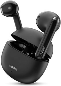 Noise Buds Mini Truly Wireless Earbuds (2026) | Half in-Ear Design | 40H Playtime | Quad Mic ENC for Clear Calls | 13mm Driver | Low Latency Gaming Mode | BT v5.3 | IPX4 Sweat Resistant - Jet Black