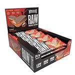 Warrior Raw Protein Flapjacks – 12 Bars x 75g Each – Packed with 20g of Protein – Low Sugar, High in Fibre (Peanut Butter Cup)