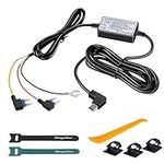 Range Tour Hardwire Kit for Dash Cam, 12V-24V to 5V 2.5A Car Dash Camera Charger Power Cord Mini USB Hard Wire Kit Fuse for Dashcam Suitable for Car Truck SUVs, 3-core ACS Mini-type Fuse Hard Wire Kit