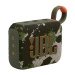 JBL Go 4 - Ultra-Portable, Waterproof and Dustproof Bluetooth Speaker, 7-Hour Built-in Battery, Made in Part with Recycled Materials (Squad)