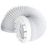 SPARES2GO Vent Hose & Adaptor Kit for Hotpoint Tumble Dryer (2 Metres, 4'' Fitting)