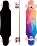 31IN Longboard Skateboards - Mini Long Boards for Adults, Teens and Kids. Cruiser Long Board (Colorful)