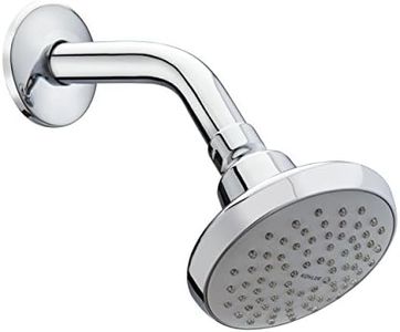 Kohler Complementary Shower Head for Bathroom - Silver with Chrome Finish - Showerhead with Shower Arm and Flange - Wide Spray Coverage and Superior Water Flow - Shiny, Lasting Finish 16356IN-A-CP
