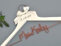 Bride hanger, wedding hanger, wood 