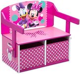 Delta Children Kids Convertible Activity Bench - Greenguard Gold Certified, Disney Minnie Mouse