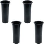 Pastlla 7"x3" Speaker Port Tubes Plastic ABS Speaker Cabinet Port Tube Subwoofer Bass Reflex Tube Bass Woofer Port Tubes Pack of 4