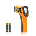 KETOTEK Infrared Thermometer IR Laser Thermometer Temperature Gun -50℃~400℃ KT400Y Digital Non Contact for Cooking BBQ Food Freezer Refrigerator