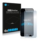 Savvies 6 Pack Screen Protector compatible with Apple iPod Touch (6th. Gen.) Protection Film Clear