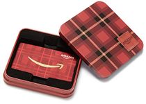 Amazon.ca Gift Card in a Tartan Plaid Tin